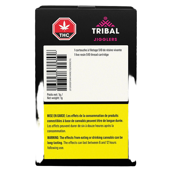 Tribal - Jigglers Live Resin 510 Thread Cartridge
