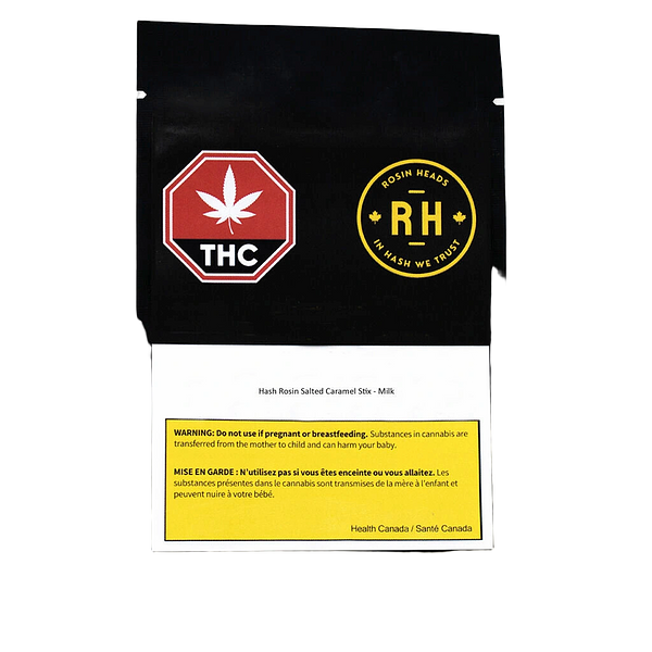 Rosin Heads - Hash Rosin Salted Caramel Stix - Milk Chocolate