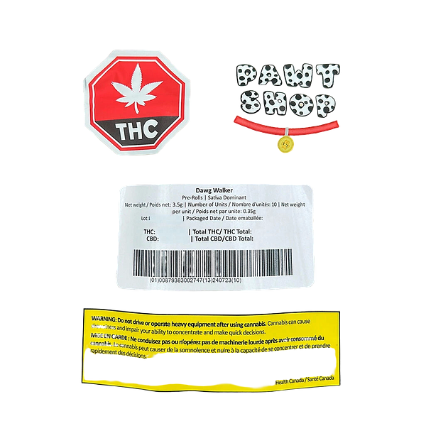 Paw't Shop - Dawg Walker Pre-Rolls