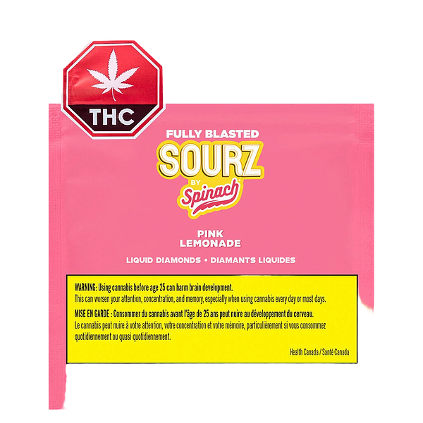 SOURZ by Spinach - Fully Blasted Pink Lemonade Chews