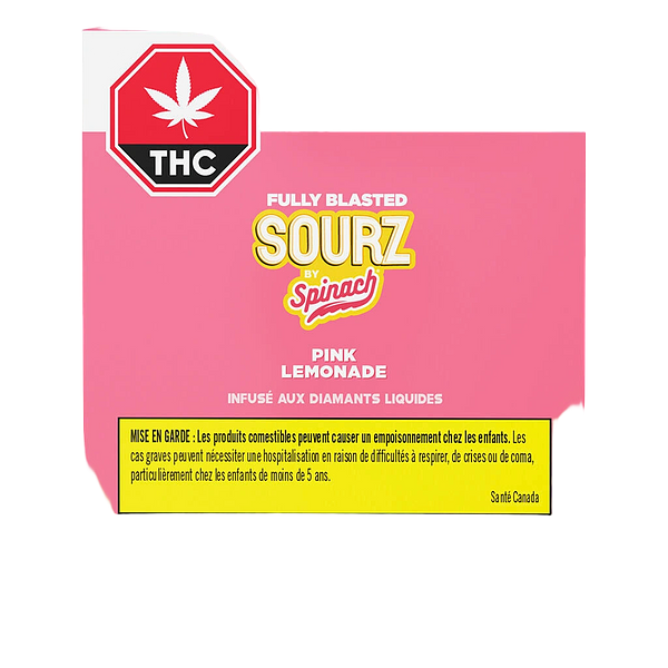 SOURZ by Spinach - Fully Blasted Pink Lemonade Chews