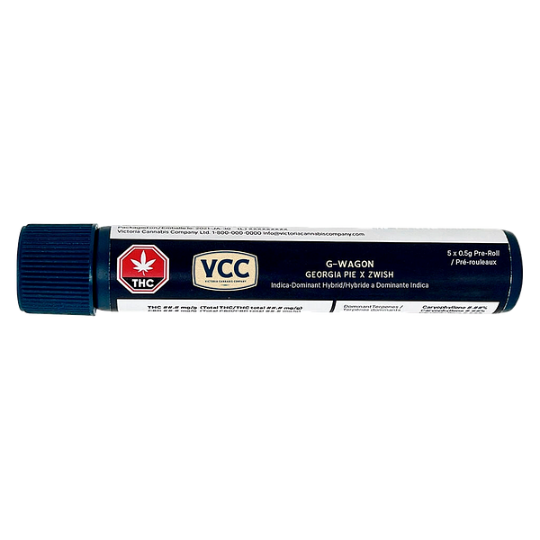 Victoria Cannabis Company - G-WAGON Pre-Rolls