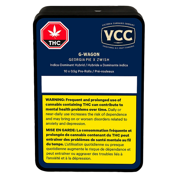 Victoria Cannabis Company - G-WAGON Pre-Rolls