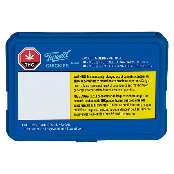 Tweed Quickies - Gorilla Berry Pre-Rolls