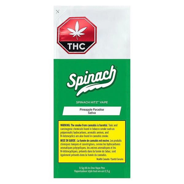Spinach - Hitz All-in-One Vape - Pineapple Paradise