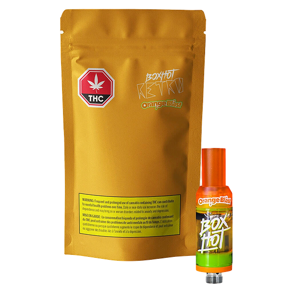 BOXHOT - Retro Orange Blast 510 Thread Cartridge