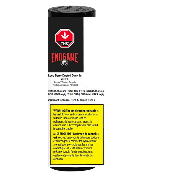 Endgame - Loco Berry Dusted Dank 1s Infused Pre-Roll
