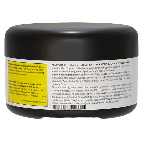 Naturally Nutra - CBD 3000 + Magnesium + Lavender + Mint Balm