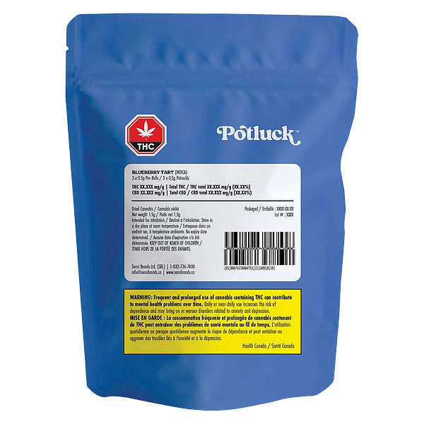 Potluck - Blueberry Tart Pre-Roll