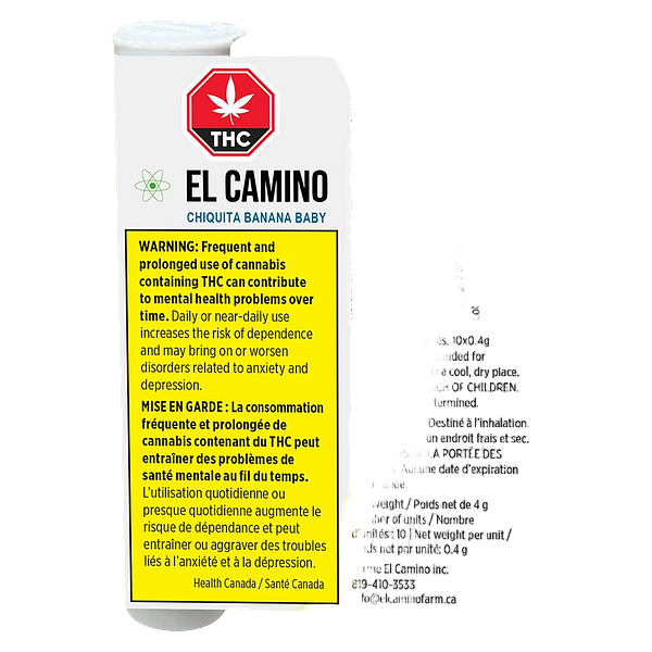 El Camino - Chiquita Banana Baby Pre-Roll