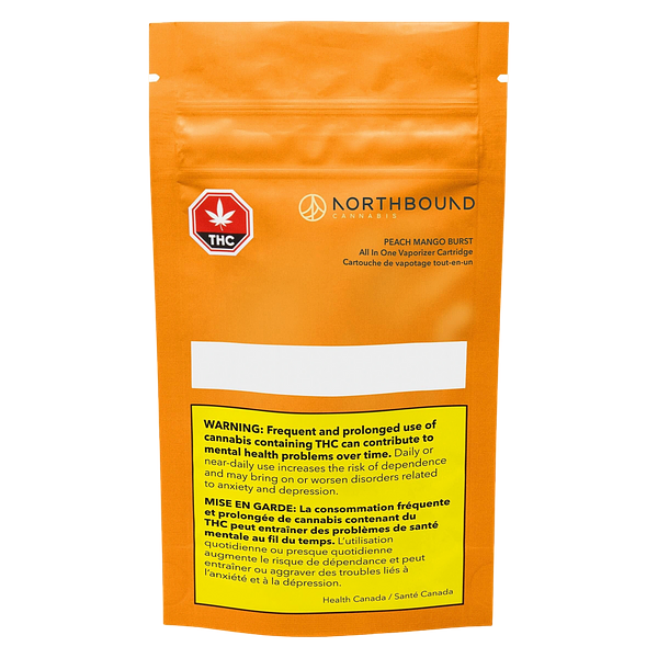 Northbound Cannabis - Peach Mango Burst All In One Vape