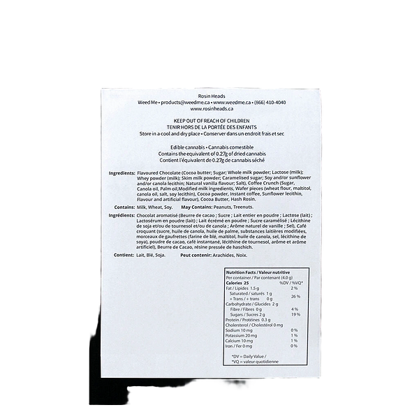 Rosin Heads - Hash Rosin Coins Caramel Coffee Crunch