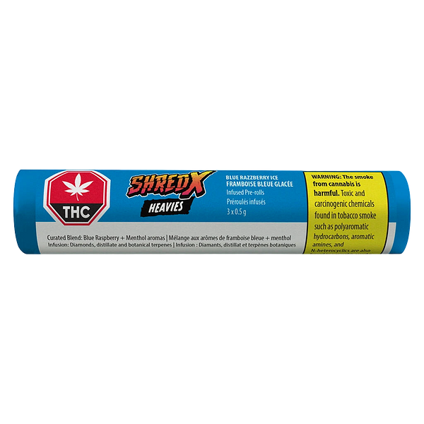 SHRED X - Blue Razzberry Ice Heavies Diamond & Disty Infused Pre-Rolls