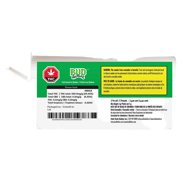 Bud Lafleur - Poison Kush Pre-Roll