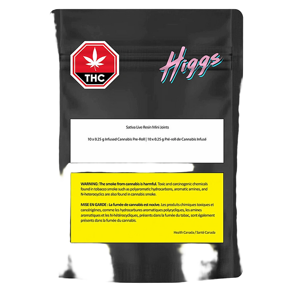 Higgs - Sativa Live Resin Infused Mini Joints - Citrus Burst