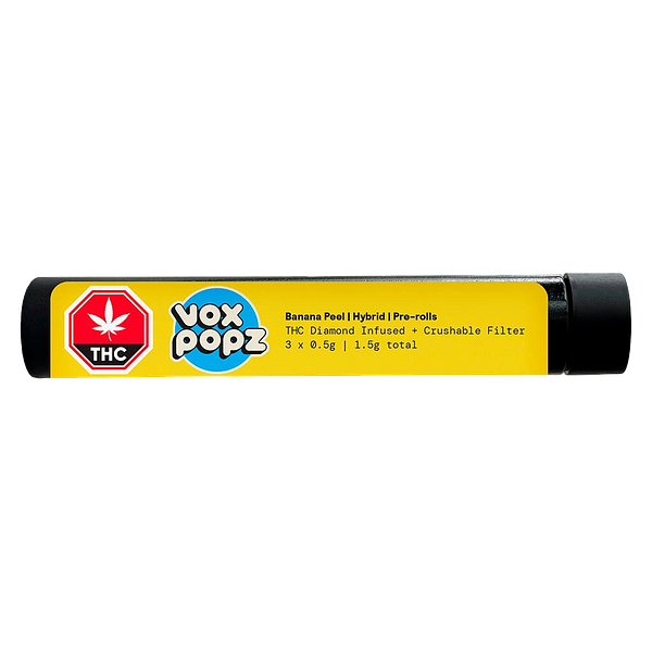 Vox Popz - Banana Peel Crushable Infused Pre-Roll