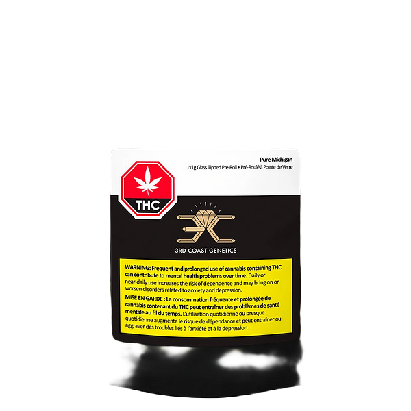 3rd Coast Genetics - Pure Michigan Glass Tip Pre-Roll