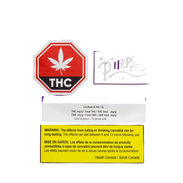 Purple Hills - Live Resin - Frozen Bananas XL AIO