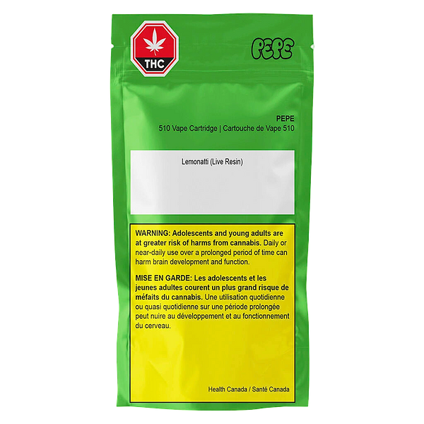 Pepe - Lemonatti (Live Resin) 510 Thread Cartridge