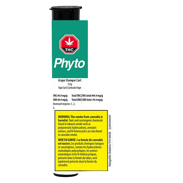 Phyto Extractions - Grape Stomper 510 Thread Cartridge