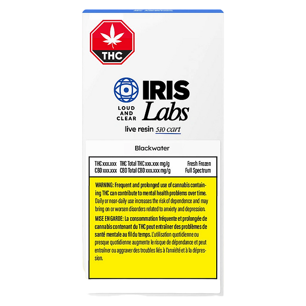 IRIS Labs - Blackwater Live Resin 510 Thread Cartridge