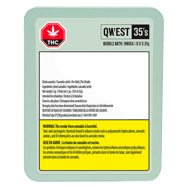 Qwest 35's - Bubble Bath Pre Roll