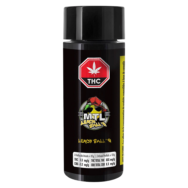 MTL Cannabis - Lemon Ball'r Infused Pre-Roll