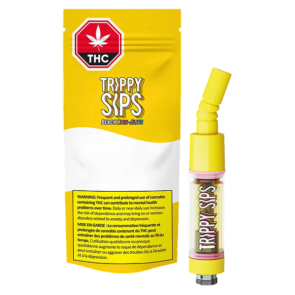 Trippy Sips - Peach High-Alive 510 Thread Cartridge