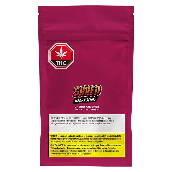 SHRED - Cherry Crusher Heavy Slims Infused Pre Roll