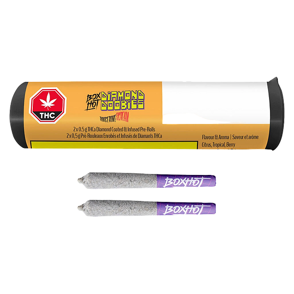 BOXHOT - Diamond Doobies - Tangerine Scream Infused Pre-Rolls