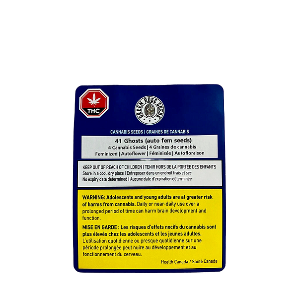 Green Rose Seeds - 41 Ghosts (auto Fem Seeds)