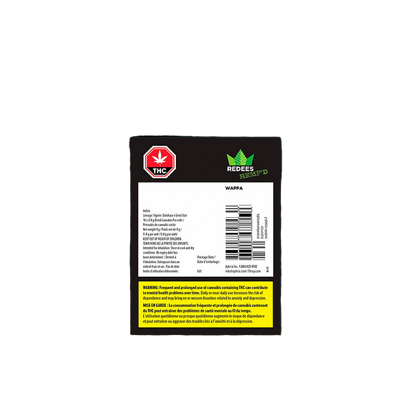 Redecan - Wappa Redees Hemp'd Pre-Roll