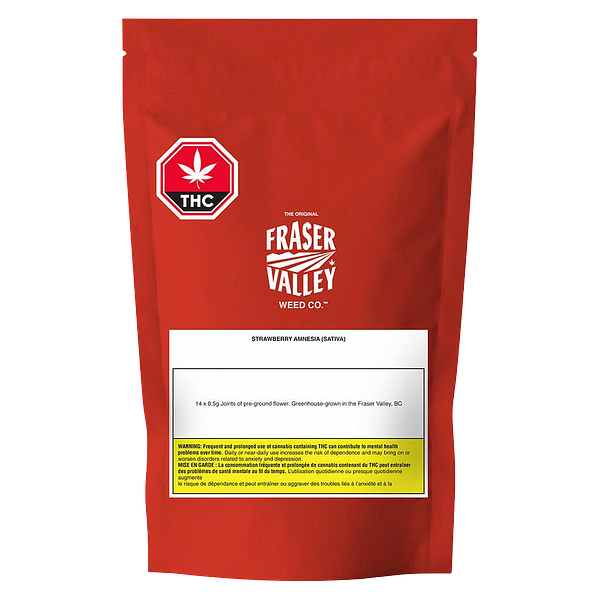 The Original Fraser Valley Weed Co. - Strawberry Amnesia Joints