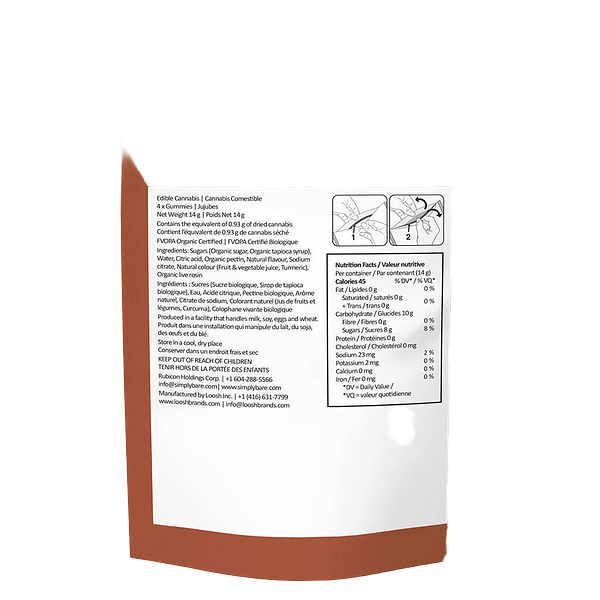 Simply Bare - Hollywood Mac Organic Live Rosin Gummies