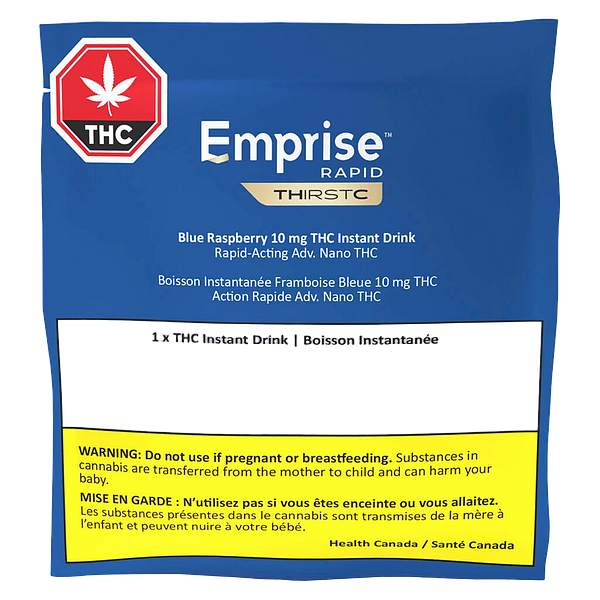 Emprise Rapid THirstC - Blue Raspberry 10 THC Instant Drink