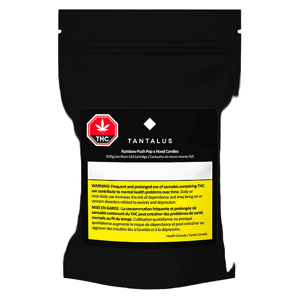 Tantalus - Rainbow Push Pop x Hood Candies Live Resin 510 Thread Cartridge