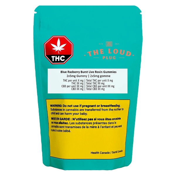 The Loud Plug - Blue Raspberry Burst Soft Chews