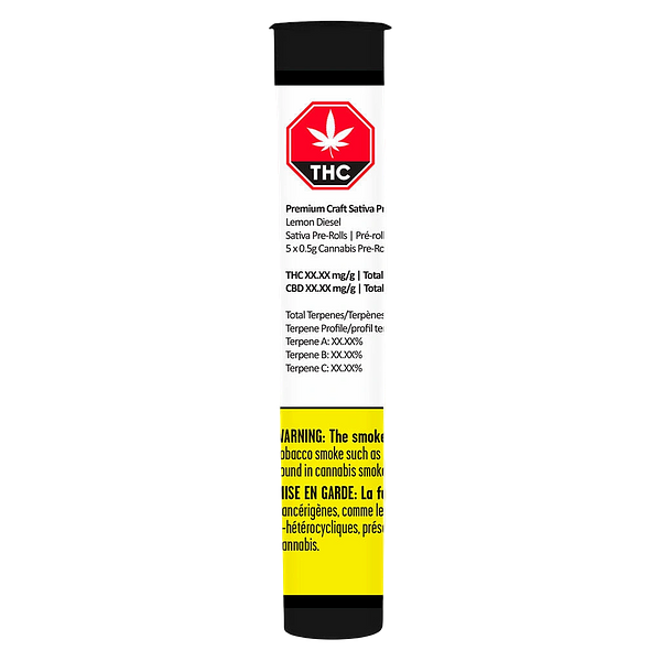 Oceanic Premium Craft - Sativa Pre-Roll - Lemon Diesel