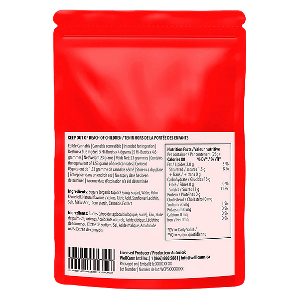 Portals Hi-Bursts - Downtown Cherry Punch 3:1 CBG:THC Soft Chews