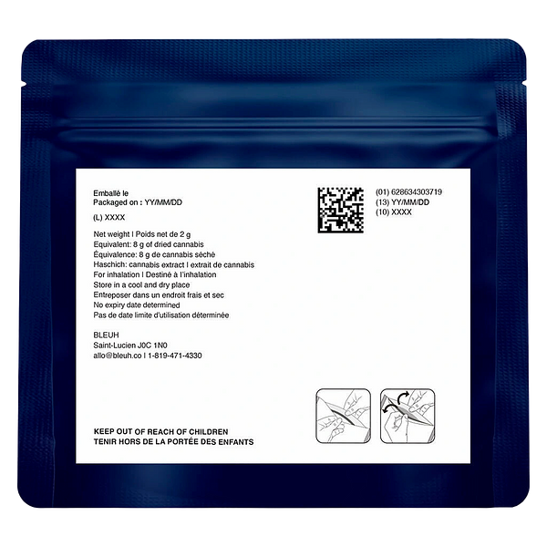 Bleuh - Quebec Old School Hash