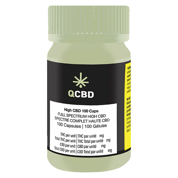QCBD - High CBD 100 Caps 