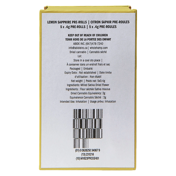 Abide - Lemon Sapphire Pre-Rolls