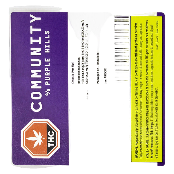 Community c/o Purple Hills - Onesie Pre-Roll