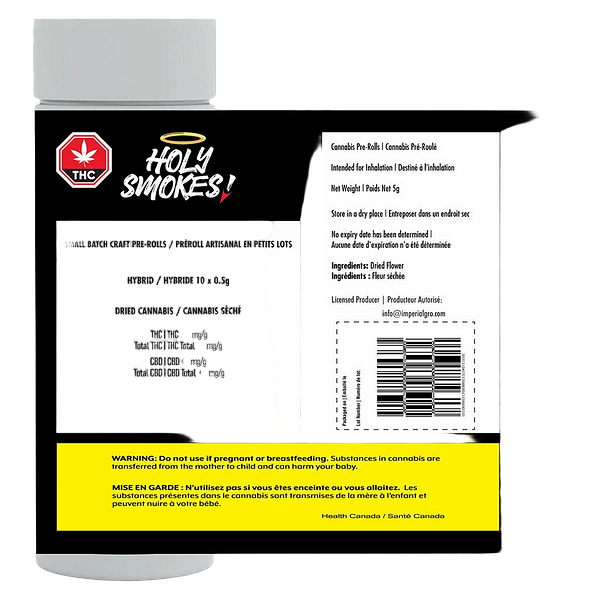 Holy Smokes - Small Batch Craft Pre-Roll