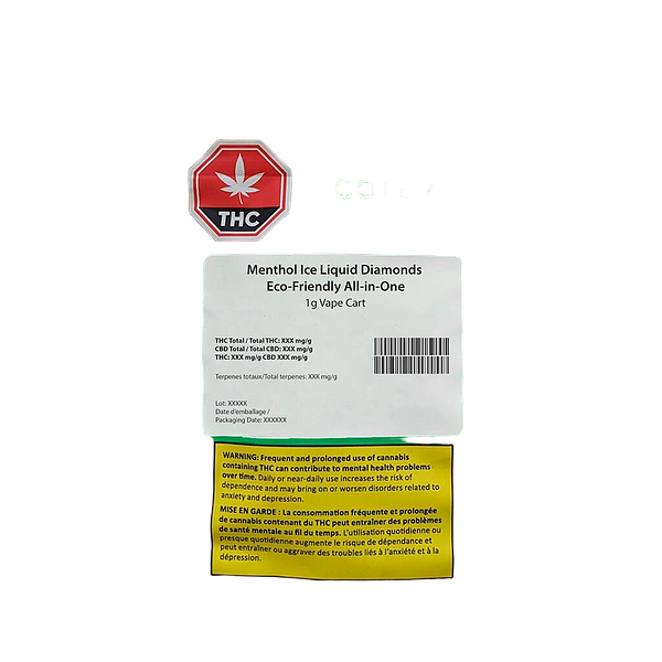 Coterie - Menthol Ice Liquid Diamonds Eco Friendly All In One