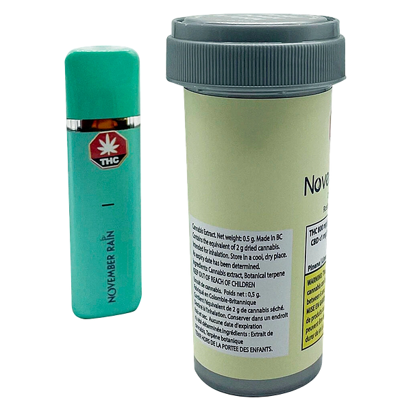 November Rain - Canadian Thunder Rosin Bar Disposable Vape