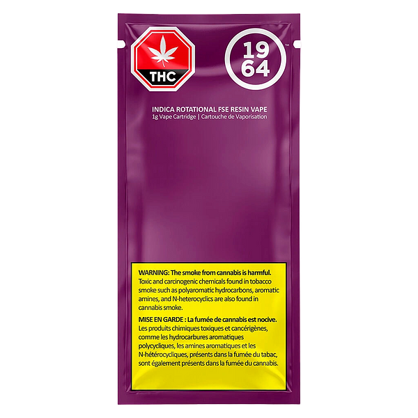 1964 - Indica Rotational FSE Resin 510 Thread Cartridge