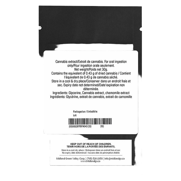 QCBD - Lights Out Chamomile CBD Infusion Oil