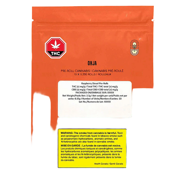OHJA - Raspberry Diesel Pre Roll