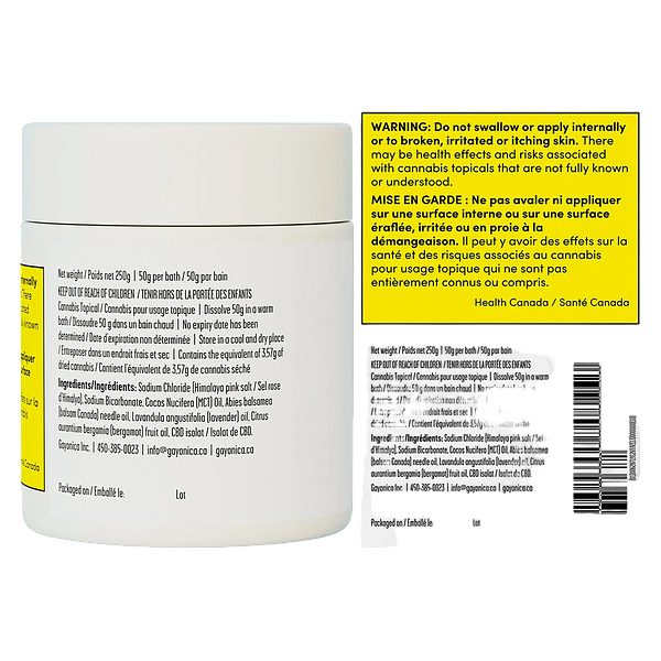 Jublee Skin - Extra Strength CBD Bath Salts - Flowers & Fir